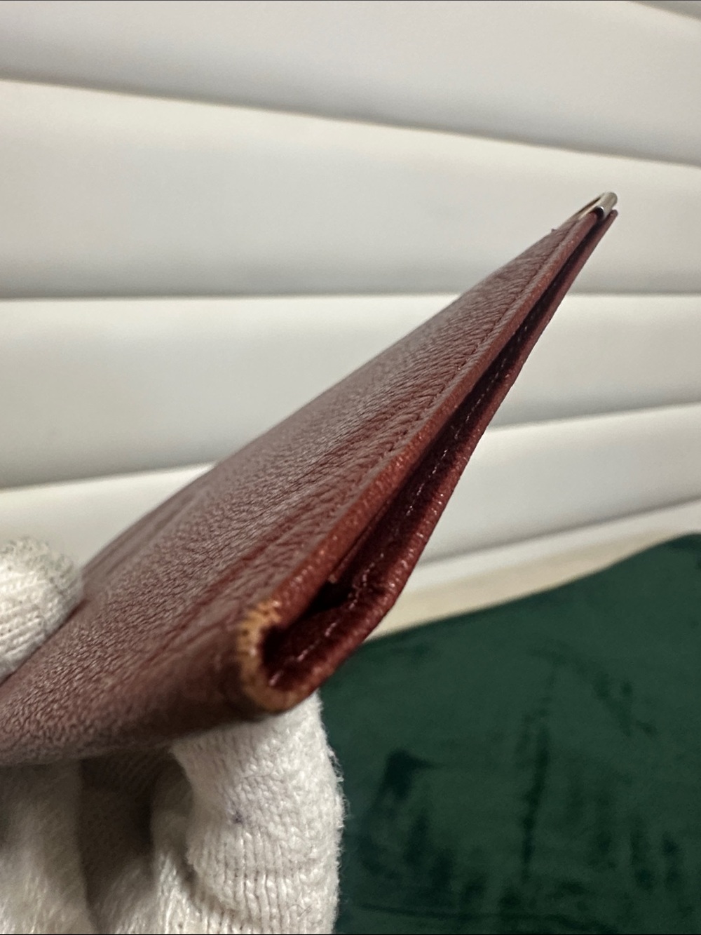 Celine Vintage Burgundy Leather Bifold Long Wallet - Picture 4 of 15